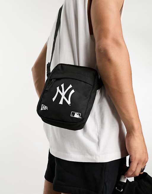 New Era NY Logo Flight Bag In Black