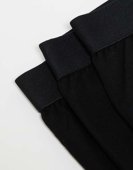 New Look 3 Pack Boxer In Black