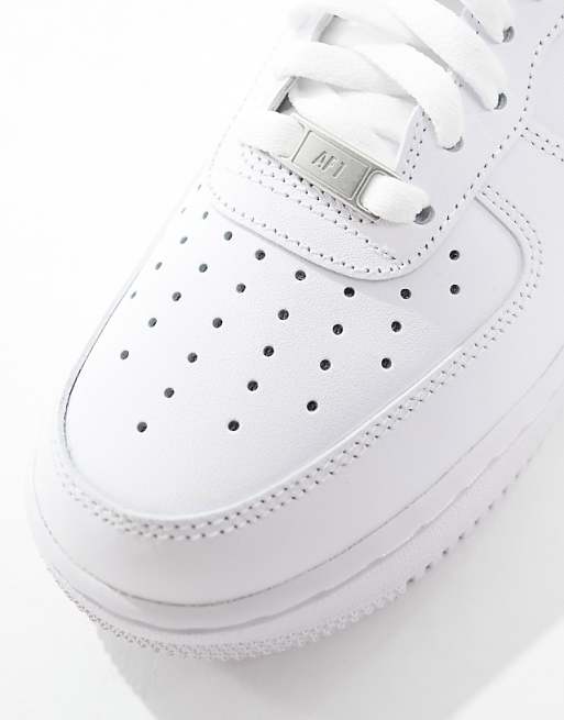 Nike Air Force 1 '07 Trainers In Triple White