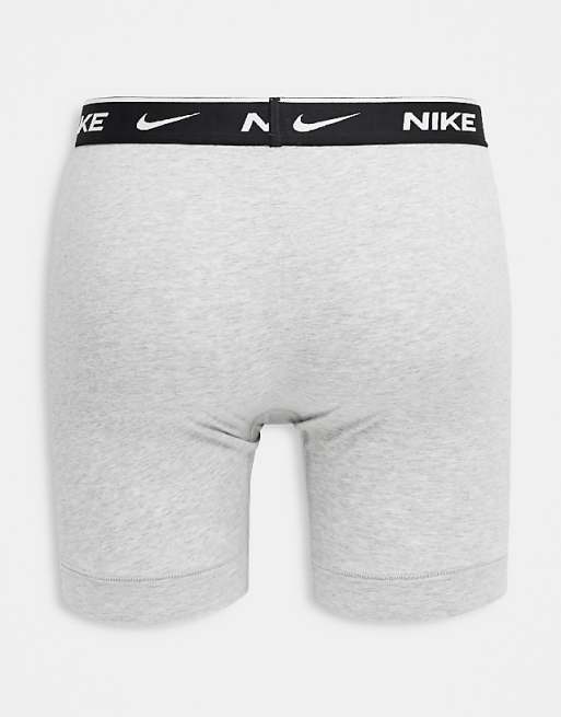 Nike Boxer Brief 3 Pack In Grey