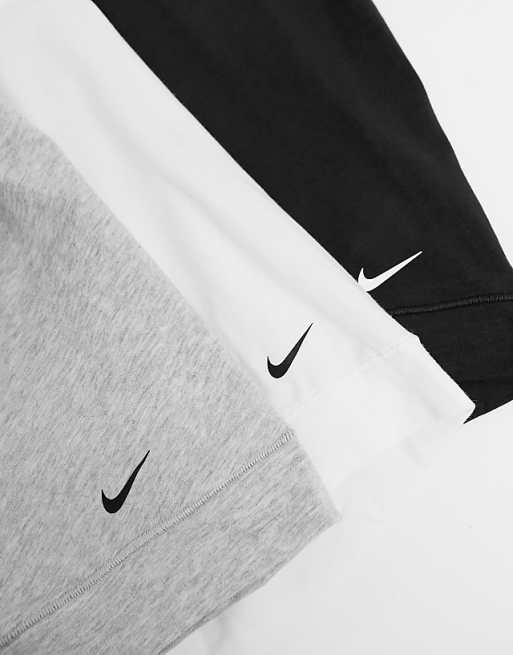 Nike Boxer Brief 3 Pack In Grey