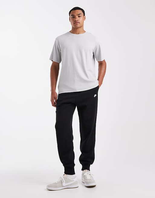 Nike Club Cuffed Joggers In Black