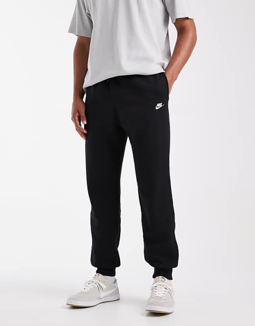 Nike Club cuffed joggers in black