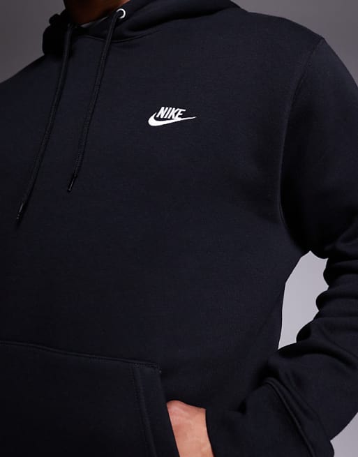 Nike Club Hoodie In Black