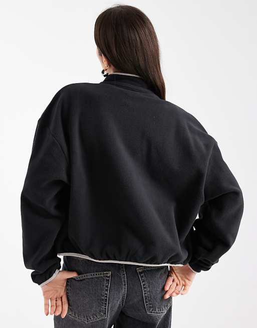 Nike Club Polar Fleece Jacket In Black