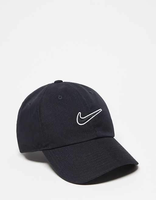 Nike Club Swoosh cap in black