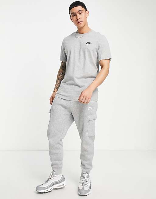 Nike Club T-shirt In Grey