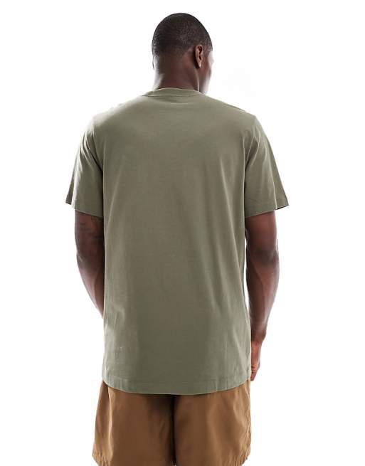 Nike Club T-shirt In Khaki