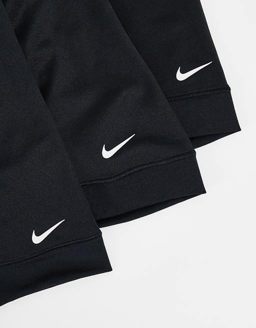 Nike Dri-Fit Essential Microfibre Boxer Briefs 3 Pack In Black