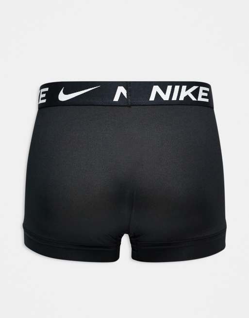 Nike Dri-Fit Essential Microfibre3 Pack Boxer Briefs In Black