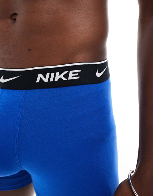 Nike Everyday Cotton Stretch 2 Pack Boxer Brief In Blue
