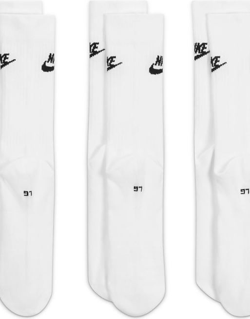 Nike Everyday Essential 3 Pack Socks In White