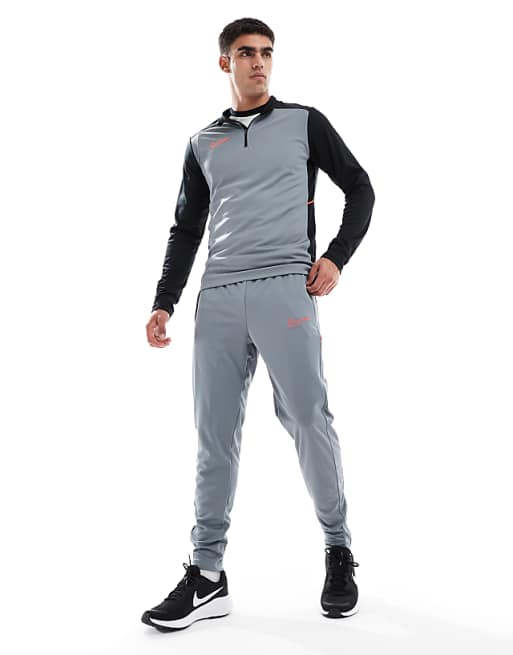 Nike Football Academy Dri-FIT joggers in grey