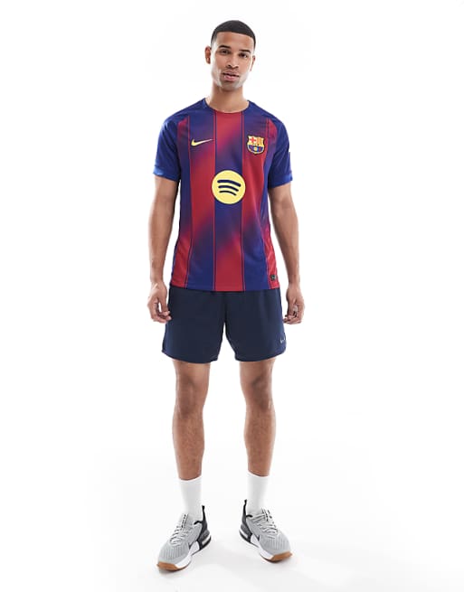 Nike Football Barcelona 2025/26 Dri-FIT Home Shirt In Red And Blue