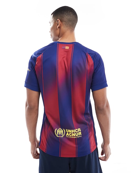 Nike Football Barcelona 2025/26 Dri-FIT Home Shirt In Red And Blue