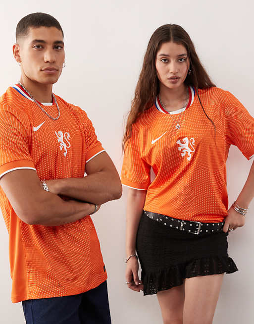 Nike Football Euro 2025 Netherlands Home Shirt In Orange