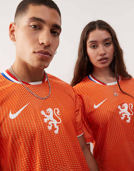 Nike Football Euro 2025 Netherlands Home Shirt In Orange