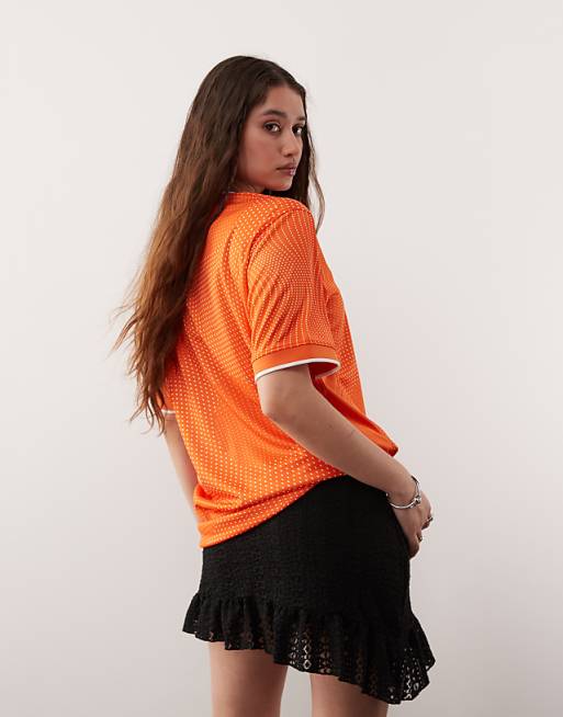 Nike Football Euro 2025 Netherlands Home Shirt In Orange