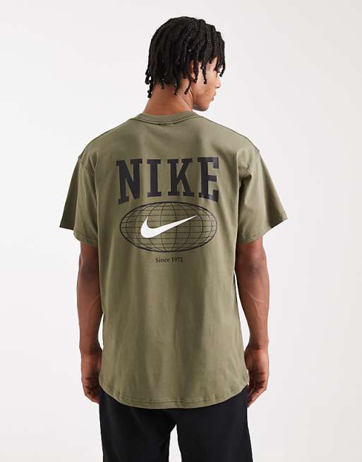 Nike Line Art graphic t-shirt in khaki