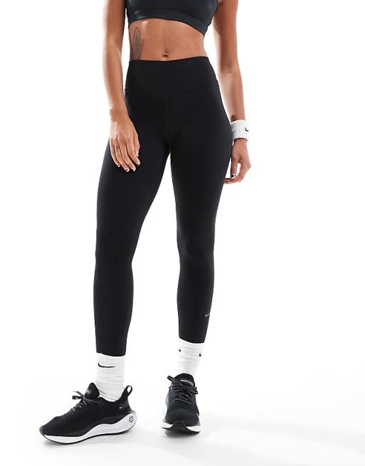 Nike One Training Dri-FIT Full Length Leggings In Black