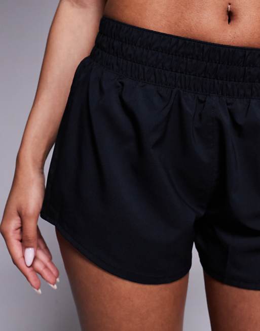 Nike One Training Dri-FIT Mid Rise 3 Inch Shorts In Black