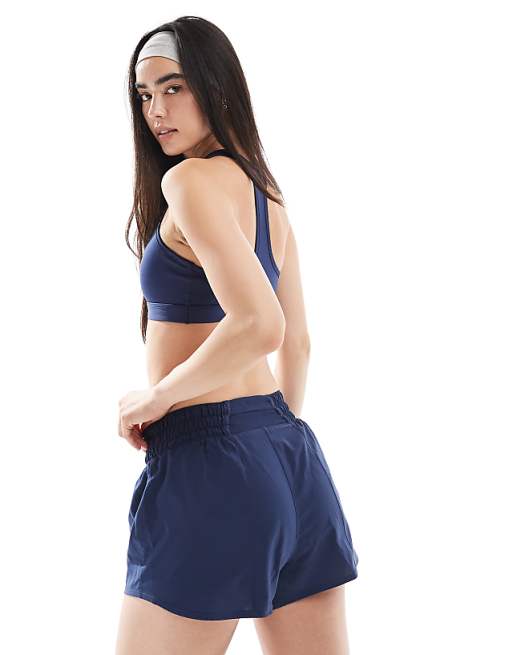 Nike One Training Dri-FIT Mid Rise 3 Inch Shorts In Navy
