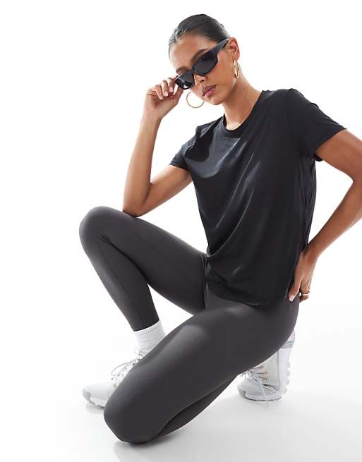Nike One Training Dri-FIT slim t-shirt in black