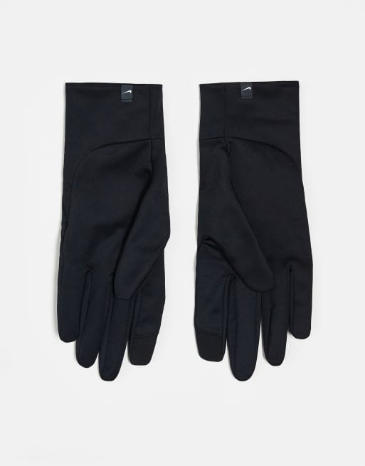 Nike Pacer Lightweight Running Gloves In Black