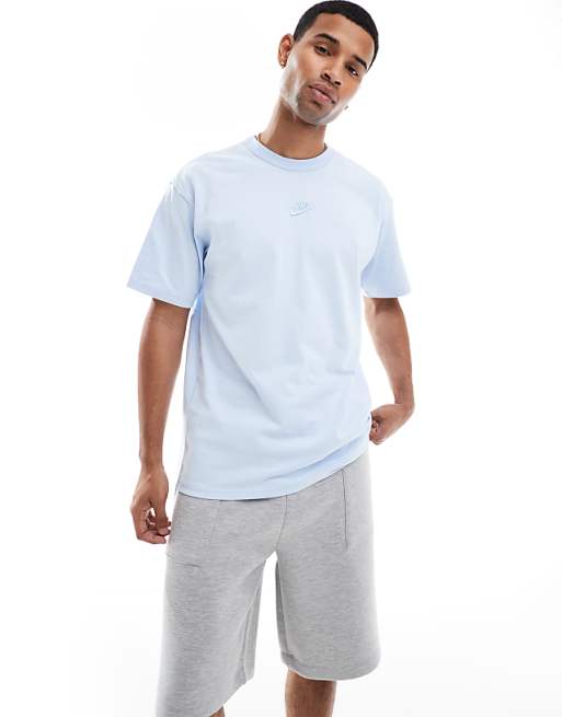 Nike Premium Essential Oversized T-shirt In Light Blue