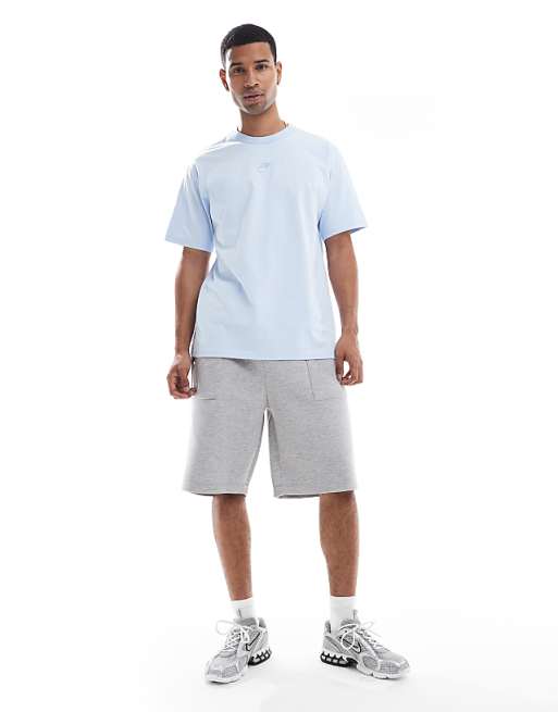Nike Premium Essential Oversized T-shirt In Light Blue