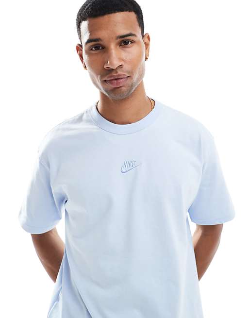 Nike Premium Essential oversized t-shirt in light blue