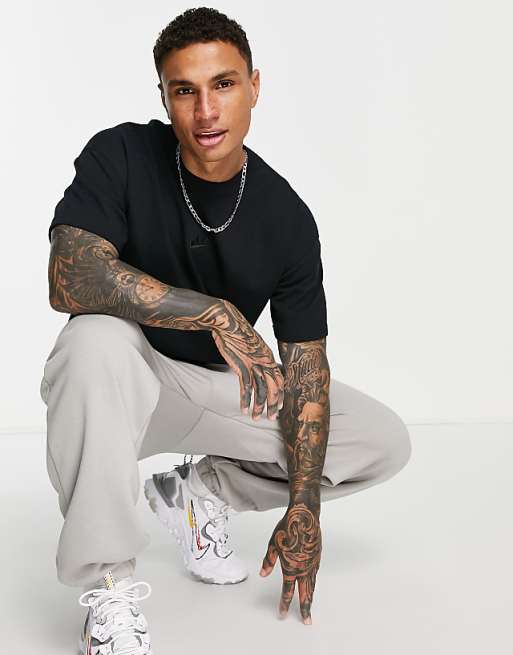 Nike Premium Essentials Oversized T-shirt In Black