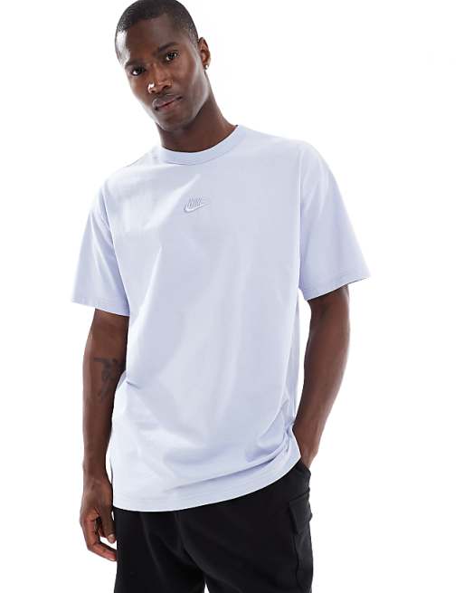 Nike premium essentials oversized t-shirt in light blue