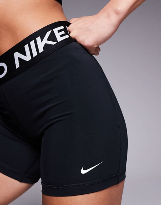 Nike Pro Training 365 5 Inch Legging Shorts In Black