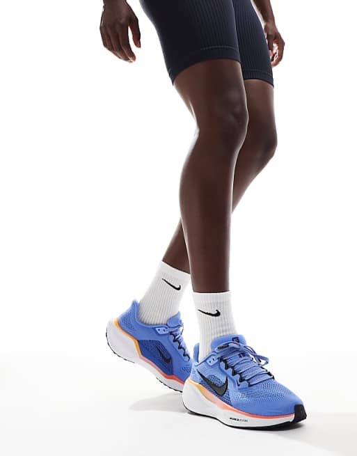Nike Running Air Zoom Pegasus 41 trainers in blue and orange