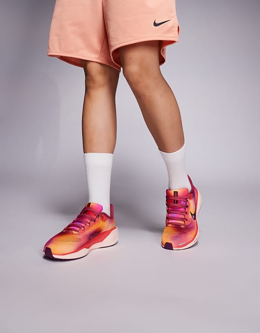 Nike Running Air Zoom Pegasus 41 Trainers In Pink And Orange