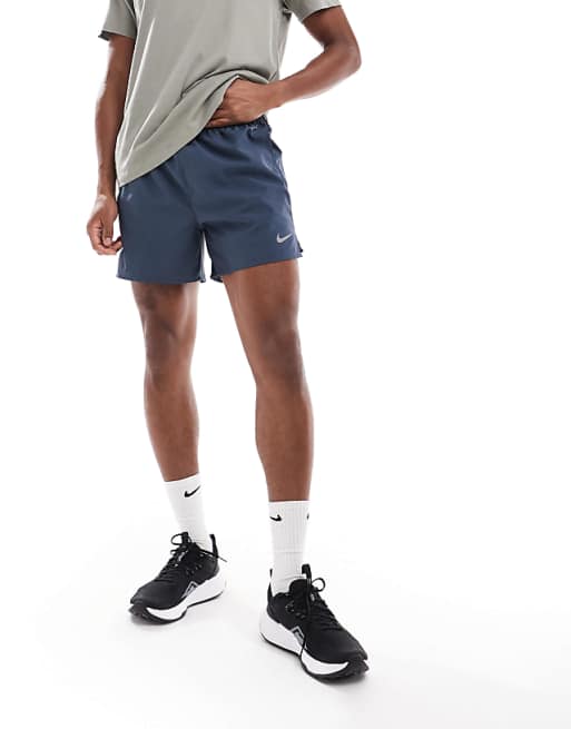 Nike Running Challenger Dri-FIT 5 Inch Shorts In Navy