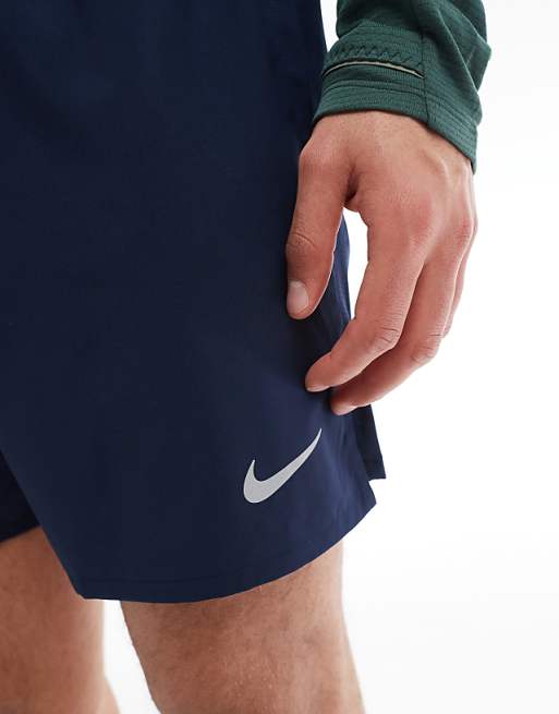 Nike Running Challenger Dri-FIT 5 Inch Shorts In Navy