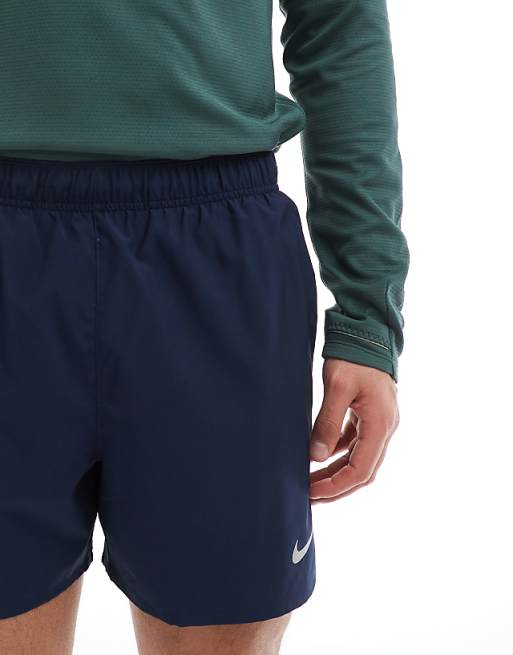 Nike Running Challenger Dri-FIT 5 Inch Shorts In Navy