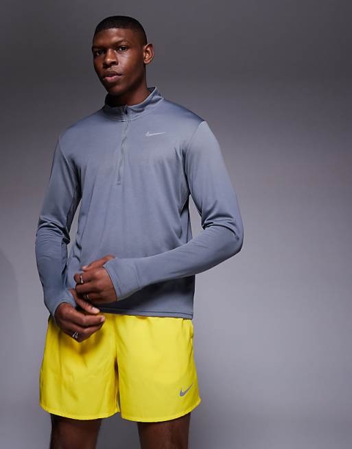 Nike Running Challenger Dri-FIT 5 inch shorts in yellow