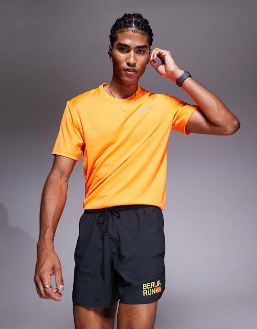Nike Running City Marathon Dri-FIT Stride 5inch Shorts In Black