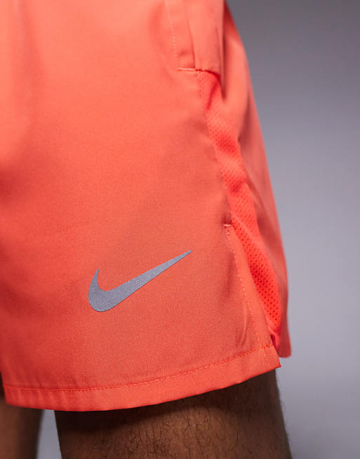 Nike Running Dri-FIT Challenger 5 Inch Shorts In Red