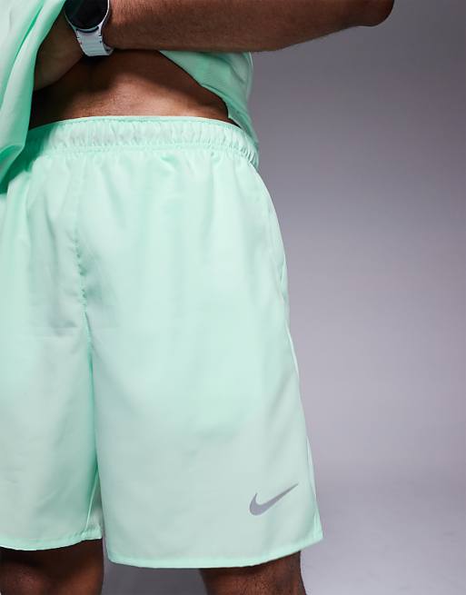 Nike Running Dri-FIT Challenger 7 Inch Shorts In Green