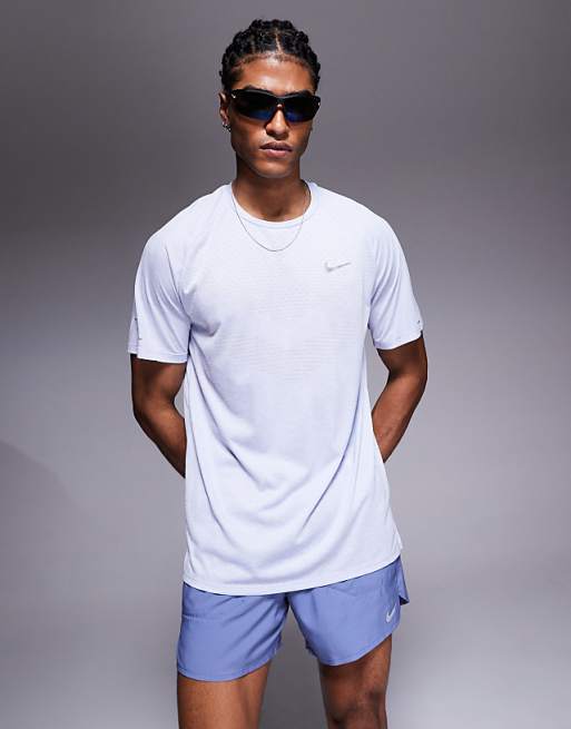 Nike Running Dri-FIT Stride t-shirt in lilac