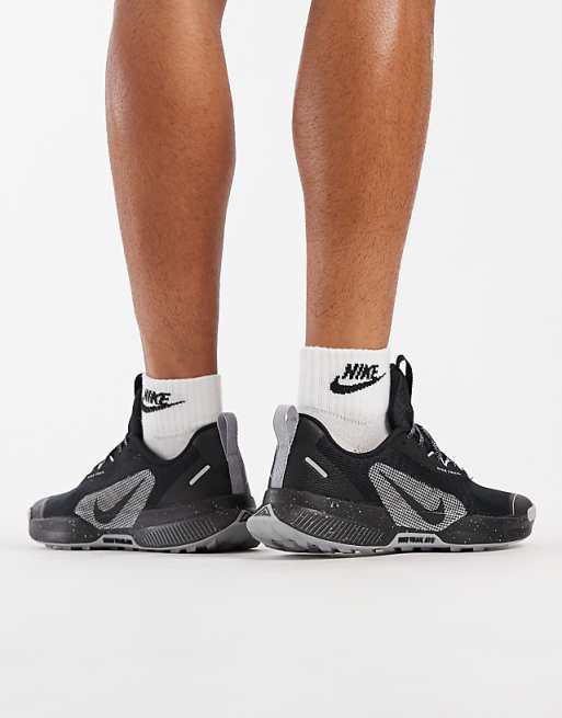 Nike Running Juniper Trail 3 Trainers In Black