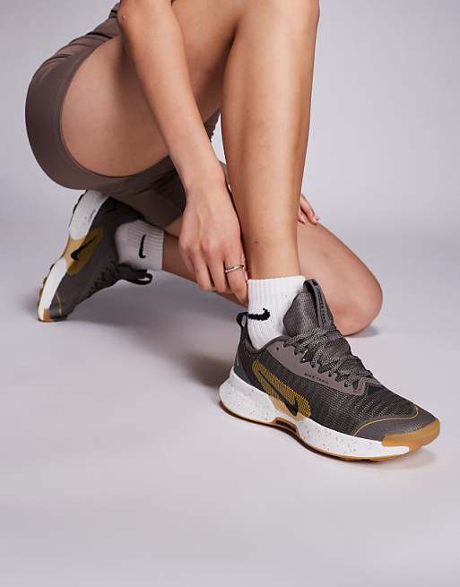 Nike Running Juniper Trail 3 trainers in brown