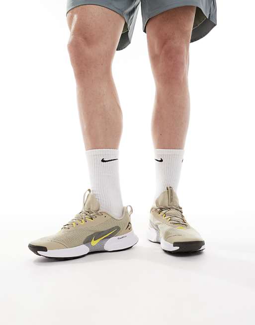 Nike Running Juniper Trail 3 Trainers In Khaki