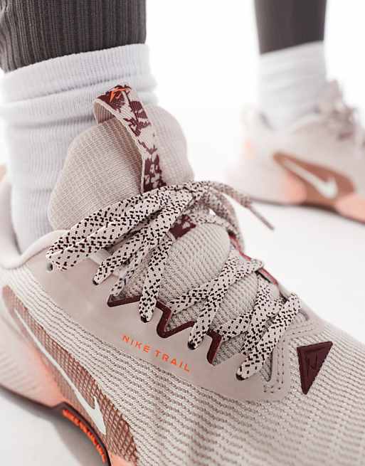 Nike Running Juniper Trail 3 Trainers In Light Red