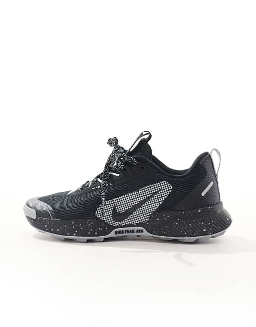 Nike Running Juniper Trail 3 Trainers In Triple Black
