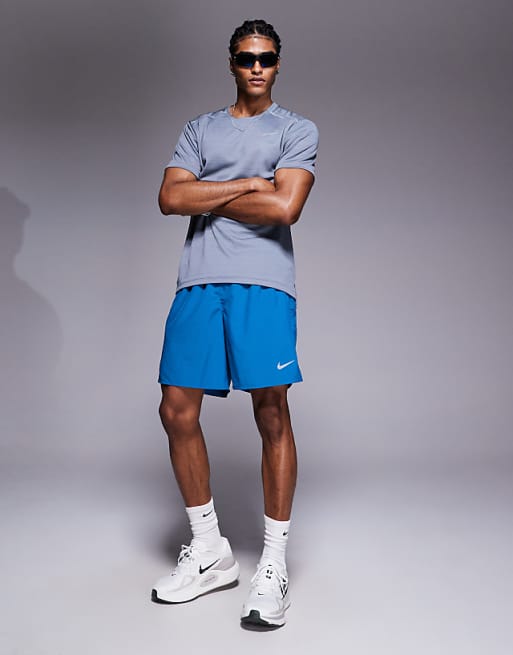 Nike Running Miler Dri-FIT T-shirt In Grey